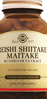 Solgar Reishi Shiitake Maitake Mushroom Extract 60 Tablet